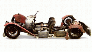 The incomplete Bugatti sold by Bonhams Australia. Source: Bonhams.